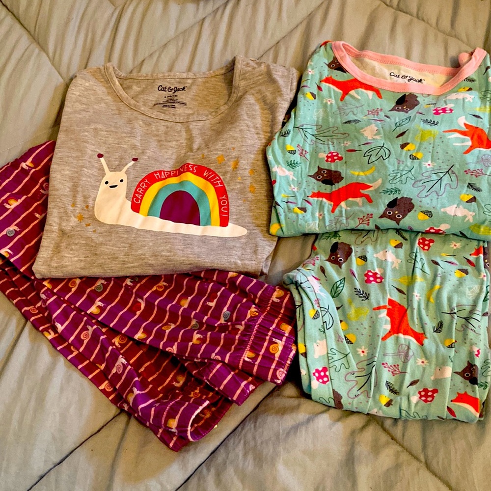 cat& jack long sleeves pajamas